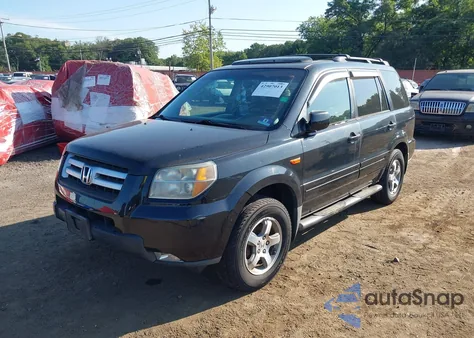 2006 Honda Pilot Ex from USA, damaged, VIN 2HKYF18746H530279